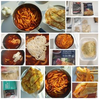 [푸딩팩토리] 즉석누들떡볶이 540g + 대구전통 납작만두 260g — 5점을 준 리뷰어가 2022년 12월 올린 사용 사진