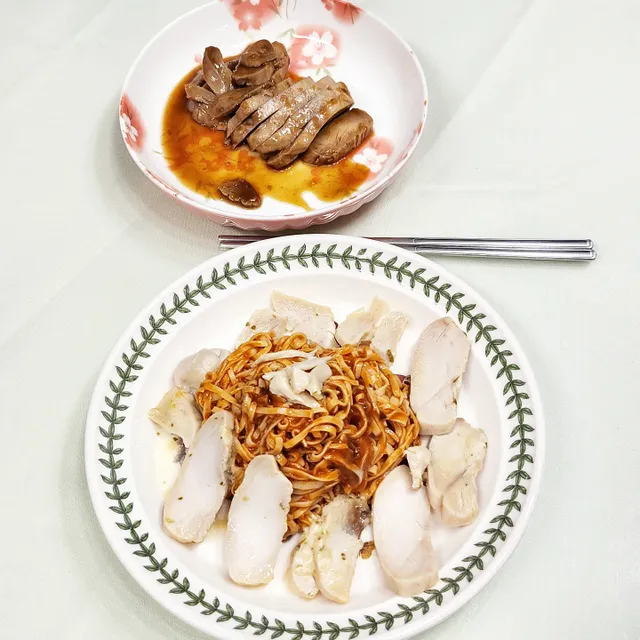 한끼통살 슬라이스 닭가슴살 리뷰 사진