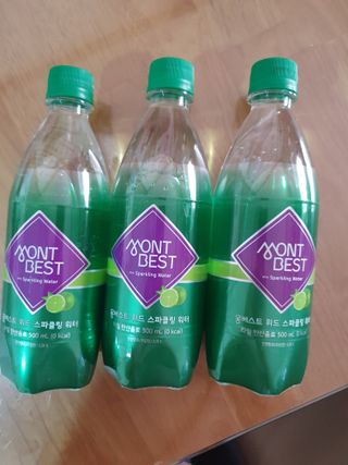 몽베스트 Montbest with Sparkling water Lime20병 — 5점을 준 리뷰어가 2022년 5월 올린 사용 사진