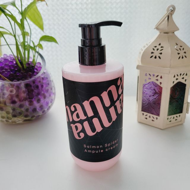 난나 살몬 스파이더 검버섯 미백 톤업 화이트닝 연어 앰플 크림 300ml 대용량 리뷰 사진