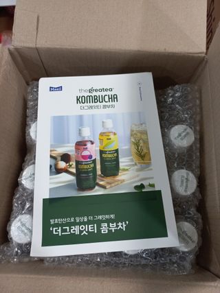 더그레잇티 콤부차 300ml *12개입 (오리지널 6개+베리리치 6개) — 5점을 준 리뷰어가 2022년 7월 올린 사용 사진