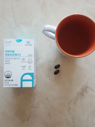 메디포스트 모비타 아쿠아셀 엔초비오메가3 60캡슐 — 5점을 준 리뷰어가 2022년 12월 올린 사용 사진