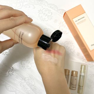 리엔케이 셀 브라이트닝 클렌징 앰플 리퀴드 — 5점을 준 리뷰어가 2023년 10월 올린 사용 사진