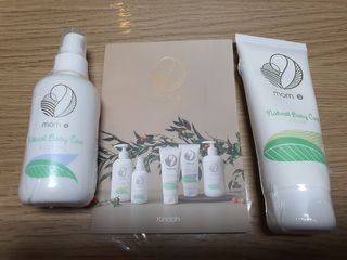mom e 맘이 내추럴 베이비 케어 크림+바디오일 — 5점을 준 리뷰어가 2021년 1월 올린 사용 사진