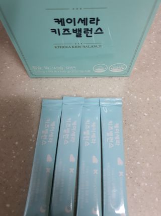 케이세라퓨틱스 케이세라 키즈밸런스 60포×1box (1개월분) — 5점을 준 리뷰어가 2022년 4월 올린 사용 사진