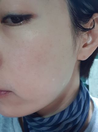 프리마인 메이크업과 들뜨는 각질까지 한방에 깐달걀로! 순하기까지한 셀베이스 그린티클렌저(200ml) — 5점을 준 리뷰어가 2023년 5월 올린 사용 사진