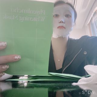 방방곳곳 편림초 수분진정 화이트닝 마스크팩 — 4점을 준 리뷰어가 2022년 9월 올린 사용 사진