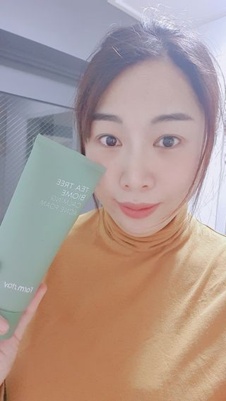 팜스테이 티트리 바이옴 카밍 아크네 폼 — 5점을 준 리뷰어가 2022년 2월 올린 사용 사진