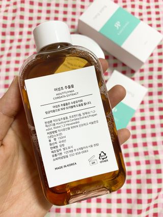 랑팡 병풀추출물150ml+어성초추출물150ml+스킨빅패드60매 — 5점을 준 리뷰어가 2021년 10월 올린 사용 사진