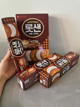 롯데제과 롯샌 카페크런치 — 5점을 준 리뷰어가 2021년 10월 올린 사용 사진