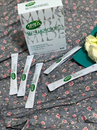 셀렉스스포츠 셀렉스 밀크세라마이드 저분자피쉬콜라겐 28포 X 1박스 — 5점을 준 리뷰어가 2021년 7월 올린 사용 사진