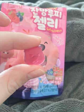 [팔도] 잔망루피젤리 믹스베리맛 42g 8개 — 5점을 준 리뷰어가 2022년 1월 올린 사용 사진