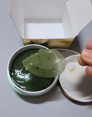 트리마이 하이드로겔 아이패치 — 5점을 준 리뷰어가 2021년 3월 올린 사용 사진