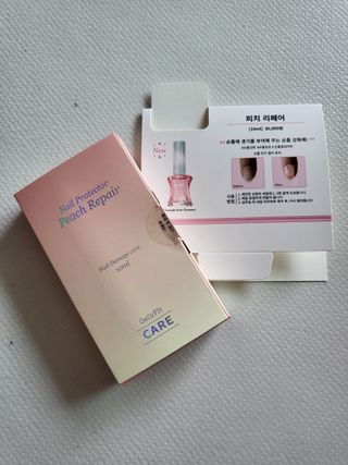 젤리핏 피치리페어 10ml 피치 컬러영양제 효과있는 손톱강화제 — 5점을 준 리뷰어가 2022년 7월 올린 사용 사진
