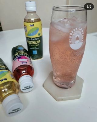 더그레잇티 콤부차 [매일유업] 더그레잇티 44kcal 콤부차 300ml *12개입 (오리지널 6개+베리리치 6개) — 5점을 준 리뷰어가 2023년 8월 올린 사용 사진