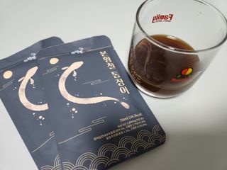 [비린내 완벽제거] 본황칠 통장어 국내산 장어즙 아르기닌 2800mg 장어즙효능 기력보강 — 5점을 준 리뷰어가 2022년 8월 올린 사용 사진