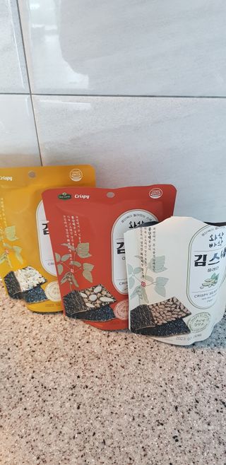 더빈트 와삭바삭 김스낵 — 4점을 준 리뷰어가 2023년 2월 올린 사용 사진