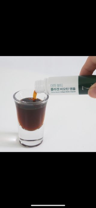 [줄리스초이스] 더마 뷰티 콜라겐 비오틴 앰플 — 5점을 준 리뷰어가 2023년 7월 올린 사용 사진