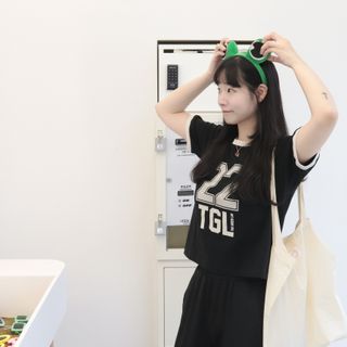 더그린랩 WOMEN SPORTY 22 CROP SHORT SLEEVE — 5점을 준 리뷰어가 2023년 6월 올린 사용 사진