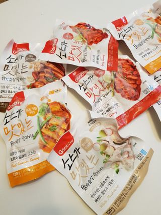 굽네몰 [굽네] 소스가 맛있는 닭가슴살 슬라이스 4종 — 5점을 준 리뷰어가 2021년 5월 올린 사용 사진