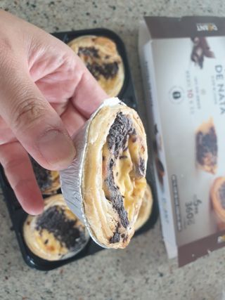 디앙뜨 포르투갈 에그타르트 오리지널 맛+패션후르츠+초콜릿타르트 맛 중 택1 — 5점을 준 리뷰어가 2021년 7월 올린 사용 사진