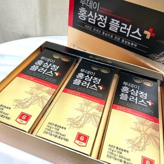 서울약사신협_투데이홍삼정플러스스틱_10g x 30포 — 5점을 준 리뷰어가 2021년 2월 올린 사용 사진