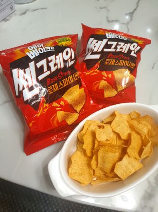 롯데제과 에어베이크드 쎈그레인 — 5점을 준 리뷰어가 2021년 6월 올린 사용 사진