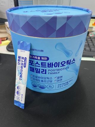 서울약사신협_포스트바이오틱스패밀리_5g x 100포 — 5점을 준 리뷰어가 2021년 3월 올린 사용 사진