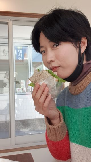 [실리그린] 샐러드 택1 + 샌드위치 택1 + 아메리카노1 — 5점을 준 리뷰어가 2021년 1월 올린 사용 사진