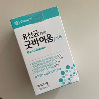 프리마인 유산균 국가지정연구소 선정, 살아있는 생유산균 200억 마리의 힘. 유산균n굿바이옴플러스 — 5점을 준 리뷰어가 2021년 11월 올린 사용 사진