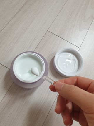 코엘시아 요거프레쉬 아쿠아샷 수분크림 — 5점을 준 리뷰어가 2021년 2월 올린 사용 사진