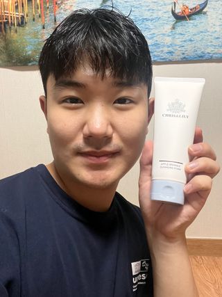 [크리스앤릴리] 애플 그래뉼 클렌징폼 — 5점을 준 리뷰어가 2022년 9월 올린 사용 사진