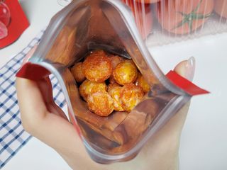 레드닥터 완숙토마토 + 통째로 동결건조한 대추방울토마토 — 5점을 준 리뷰어가 2022년 12월 올린 사용 사진