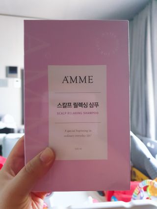 아므 스칼프 릴렉싱 샴푸 — 5점을 준 리뷰어가 2021년 4월 올린 사용 사진