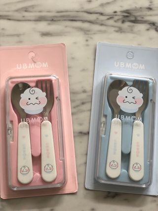 유비맘 스푼포크 케이스 세트 1+1 _컬러랜덤 발송 — 4.5점을 준 리뷰어가 2021년 1월 올린 사용 사진