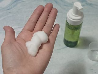 [쿠팡●구매평] 닥터초이스 디판테놀 시카 만능 버블토너 150ml — 5점을 준 리뷰어가 2025년 7월 올린 사용 사진