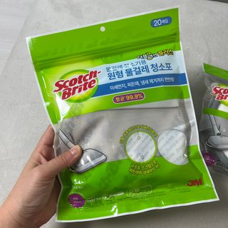3M 스카치브라이트 원형 물걸레 청소포1 — 5점을 준 리뷰어가 2023년 4월 올린 사용 사진