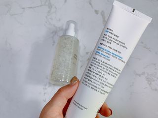 화이트리 비움 약산성 클렌징젤 ,마일드 필링젤 세트 — 4점을 준 리뷰어가 2021년 1월 올린 사용 사진