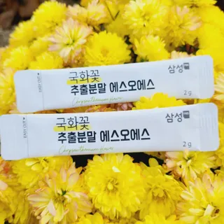 체인미 국화꽃 추출분말 에스오에스 곡류효소 과일채소 17종 혼합 분말 스틱 — 5점을 준 리뷰어가 2021년 11월 올린 사용 사진
