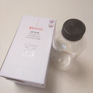 클린24시간 1BOX(5포) + 전용보틀(500ml) — 4점을 준 리뷰어가 2022년 7월 올린 사용 사진