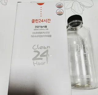 클린24시간 1BOX(5포) + 전용보틀(500ml) — 4.5점을 준 리뷰어가 2023년 3월 올린 사용 사진