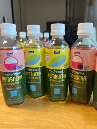 더그레잇티 콤부차 [매일유업] 더그레잇티 44kcal 콤부차 300ml *12개입 (오리지널 6개+베리리치 6개) — 5점을 준 리뷰어가 2023년 8월 올린 사용 사진