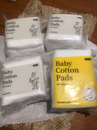 디어엘로디 프리미엄 유기농 베이비 솜티슈 40매 3 + 1 PACK — 5점을 준 리뷰어가 2021년 2월 올린 사용 사진
