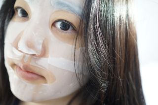 블로그 [웰더마] 프리미엄 사파이어 콜라겐 임팩트 피팅 마스크(4매입/1BOX) — 5점을 준 리뷰어가 2025년 4월 올린 사용 사진