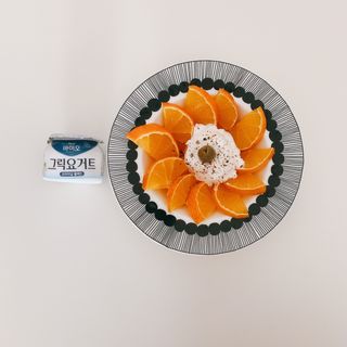 매일바이오 그릭요거트 오리지널 플레인 4개, 로스터리 커피믹스 4개 — 4점을 준 리뷰어가 2021년 12월 올린 사용 사진