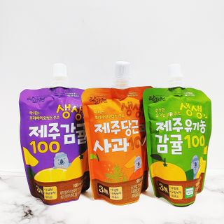 탐라원 건강 어린이 주스, 생생한 주스 3종 - 유기 감귤 주스, 당근과 사과 주스, 감귤 주스 — 5점을 준 리뷰어가 2021년 10월 올린 사용 사진