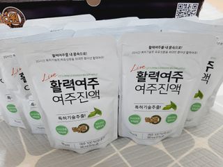 참유원 특허제조 활력 여주진액 여주즙 50포 — 5점을 준 리뷰어가 2022년 3월 올린 사용 사진