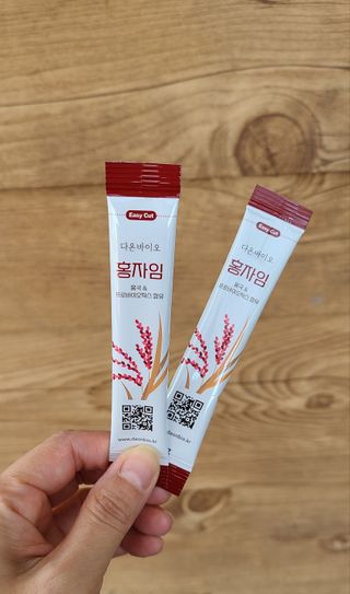 하루 1포로 콜레스테롤, 유산균, 고역가 소화효소까지 한번에 섭취! 다온바이오 홍자임 1개월분(30포) — 5점을 준 리뷰어가 2022년 11월 올린 사용 사진