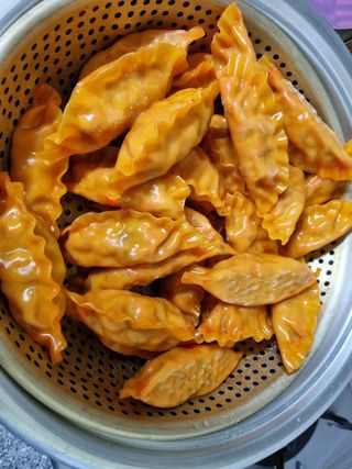 한만두 진한 해물맛 짬뽕만두 1kg — 5점을 준 리뷰어가 2021년 4월 올린 사용 사진