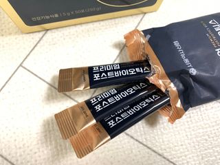 서울약사신협_프리미엄포스트바이오틱스골드_5g x 50포 — 5점을 준 리뷰어가 2021년 1월 올린 사용 사진